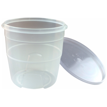 Taa + Tampa de Plstico Eurobox Transparente 1220cc Caixa 100