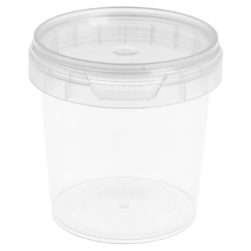 Recipiente de Plstico PP + tampa Transparente Inviolvel 155ml 69x68mm 960 un
