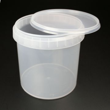 Taa + Tampa de Plstico Transparente 1260cc Caixa 200