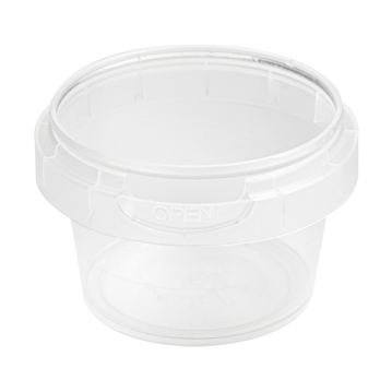 Recipiente de Plstico PP Transparente Inviolvel 30ml 48x31mm 3840 un