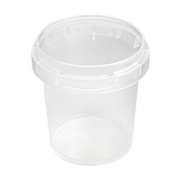 Recipiente de Plstico PP Transparente Inviolvel 50ml 48x50mm 2688 un
