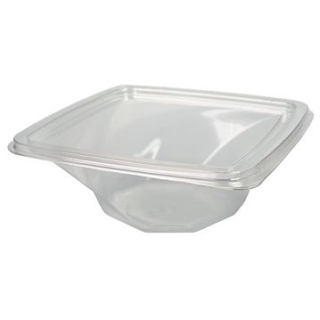 Saladeira Plstico RPET Twirl 375ml 140x140x60mm 400 un