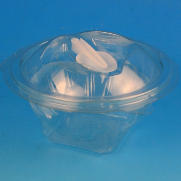 Embalagem Pl�stico PET/RPET Sekipack 250ml �120x68mm com Colher 360 un