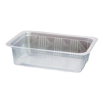 Contentor Sem Tampa para Micro-ondas M6000 Transparente 250g 137x95x30mm 1500 un