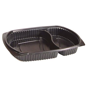 Contentor para Micro-ondas M9100 com 2 Compartimentos 260x185x40mm 400 un