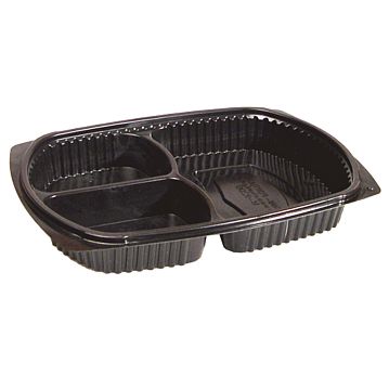 Contentor para Micro-ondas M9200 com 3 Compartimentos 260x185x40mm 400 un