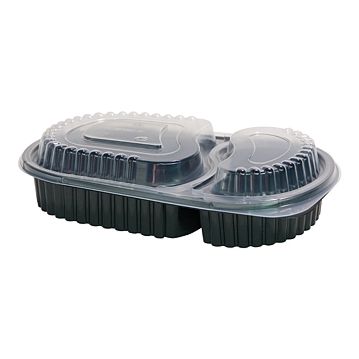 Tampa para Contentor Micro-ondas 8010 de 2 Compartimentos 235x145x21mm 400 un