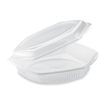Contentor para Micro-ondas Hexagonal ATP1200 Transl�cido 1200ml 249x231x63mm 150 un