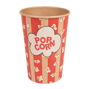Copo em Cartolina Kraft para Pipocas 1380ml 46oz 10x50un