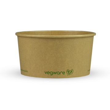 Contentor Rectangular Kraft Vegware 1000ml 34oz 150/130x78mm 6x50 un