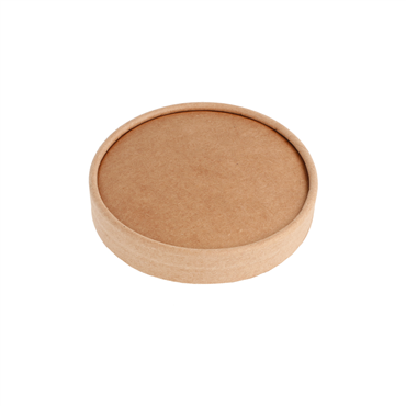 Tampa Carto Kraft para Saladeiras cartolina 1300ml Caixa 300un
