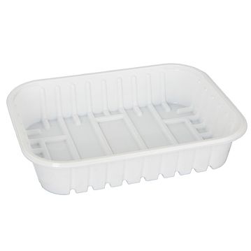 Tabuleiro em Plstico M2065 PP natural - 177x137x40mm Caixa 4x125