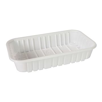 Tabuleiro em Plstico M2080 PP natural - 224x135x43mm Caixa 500