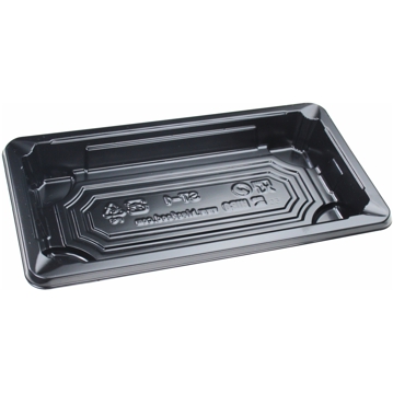 Bandeja Plstico LPS Preto ST1 165x90x20mm 50 un