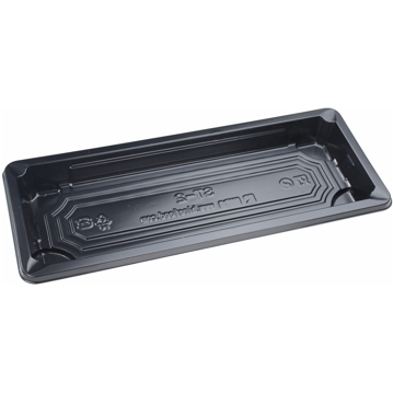 Bandeja Plstico LPS Preto ST2 222x90x20mm 50 un