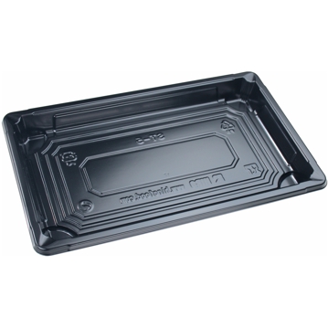 Bandeja Plstico LPS Preto ST5 213x133x20mm 50 un