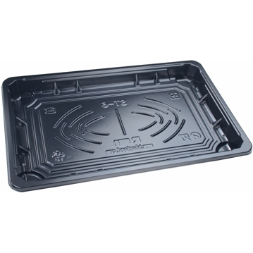 Bandeja Plstico LPS Preto ST6 236x156x20mm 50 un