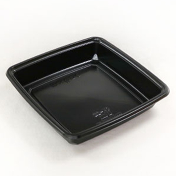 Bandeja Plstico LPS Preto OK22 236x236x46mm 20x10 un
