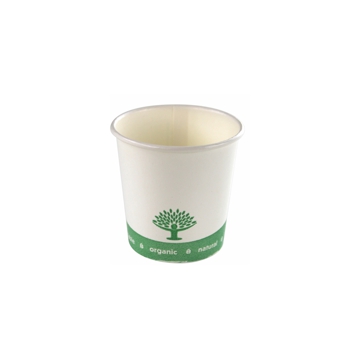 Copo de Carto para Bebidas 120ml 4oz Branco Plastic Free 20x50 un
