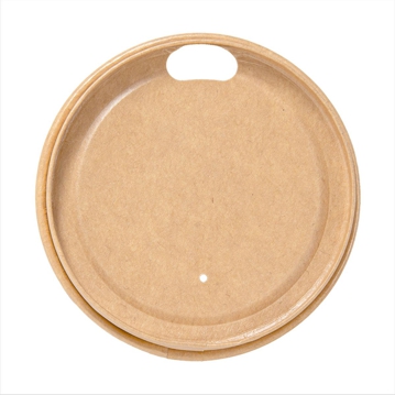 Tampa Cartolina Castanha para Copos de Bebidas 86mm 8-12oz 20x50 un