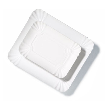 Travessa de Cart�o Dupla Espessura Branco para Pastelaria 355x429mm 3x50 un