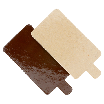 Disco de Carto Dupla Face Chocolate/Pralin com Pega 55x95mm 200 un