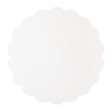 Disco Circular em Carto Branco 230 mm 250 un