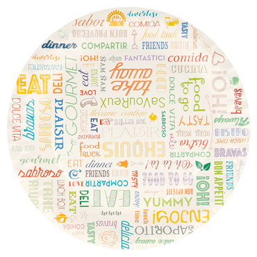 Prato de Cartolina Branco Parole 290mm 4x100 un