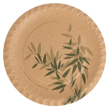 Prato de Cartolina Castanho Feel Green 180mm 8x100 un