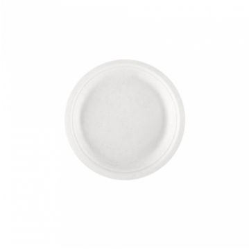 Prato Celulose de Cana de Acar Branco 155x14mm 20x50 un