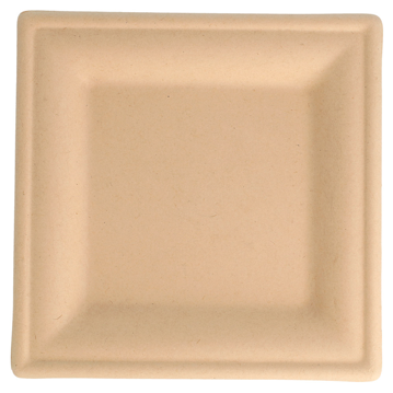 Prato Celulose de Cana de Acar Natural 160x160x10mm 20x50 un