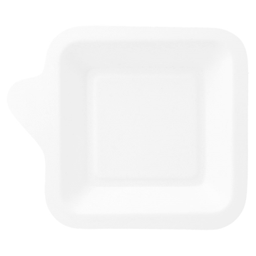 Prato Celulose de Cana de Acar Branco 110x110x17mm 20x50 un
