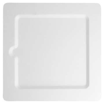 Prato Celulose de Cana de Acar Branco 200x200x10mm 4x50 un