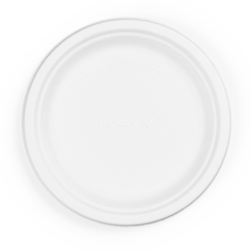 Prato Celulose de Cana de Acar Branco 10g 175x17mm Vegware 10x50 un