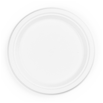 Prato Celulose de Cana de Acar Branco 14g 225x19mm Vegware 10x50 un