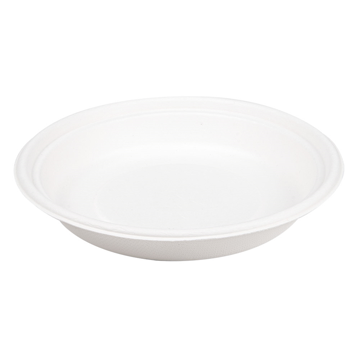 Tigela em Cana de Acar 208x34mm 700ml Branco 8x50 un