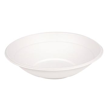Tigela em Cana de Acar 196x48mm 700ml Branco 8x50 un