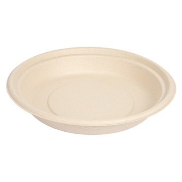 Tigela em Cana de Acar 208x34mm 700ml Natural 8x50 un