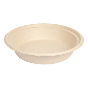 Tigela em Cana de Acar 208x44mm 900ml Natural 8x50 un