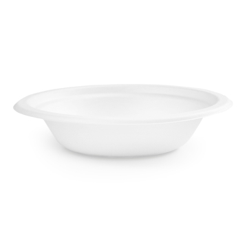 Tigela em Cana de Acar 160x35mm 360ml 12oz Branco 10x50un
