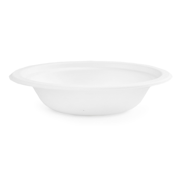 Tigela em Cana de Acar 178x39mm 420ml 14oz Branco 10x50un