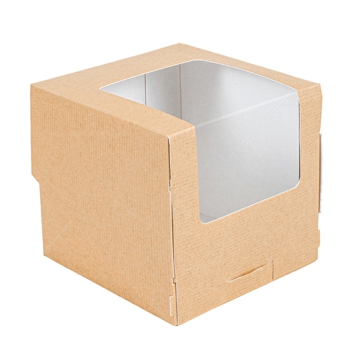 Caixa Nano-Micro Castanho com Janela 100x100x110mm 10x50 un