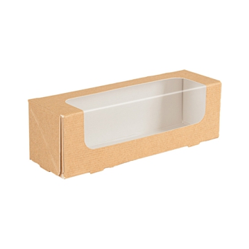 Caixa Nano-Micro Castanho com Janela 160x50x50mm 8x50 un
