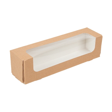 Caixa Nano-Micro Castanho com Janela 190x50x50mm 8x50 un