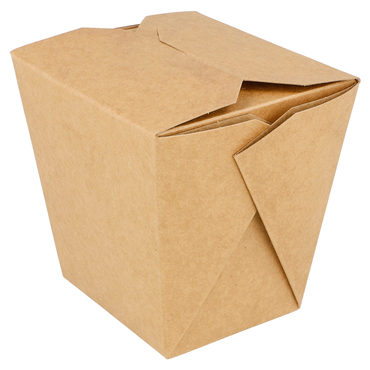 Embalagem Comida Oriental Kraft Base Quadrada 780ml Caixa 9x50 un