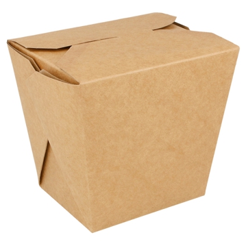 Embalagem Comida Oriental Kraft Base Quadrada 960ml Caixa 9x50 un