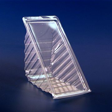 Embalagem de Plstico Triangular com Tampa incorporada para Sandes Tripla 700 un