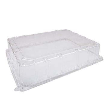 Tampa de Pl�stico PET/RPET Transparente Actipack 458x358x88mm 70 un