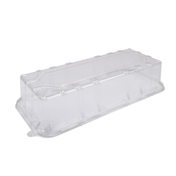 Transparent PET/RPET Plastic Lid Actipack 384x168x65mm 120 pcs