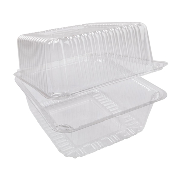 Embalagem de Pl�stico PET/RPET Transparente para Croissants Toutipack 220x205x153mm 270 un